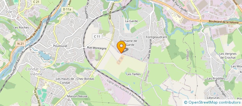 localisation de l'entreprise MONSIEUR QUENTIN RIBIERRE à LIMOGES