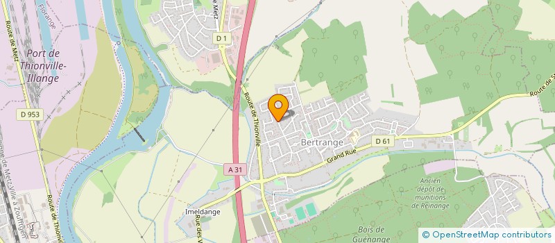 localisation de l'entreprise MONSIEUR QUENTIN RICCIARINI  BERTRANGE