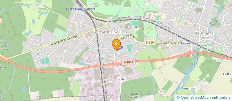 localisation de l'entreprise MONSIEUR QUENTIN RICHARD  GRETZ-ARMAINVILLIERS