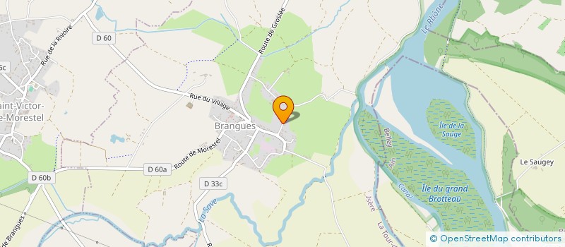 localisation de l'entreprise MONSIEUR QUENTIN RIVAL  BRANGUES