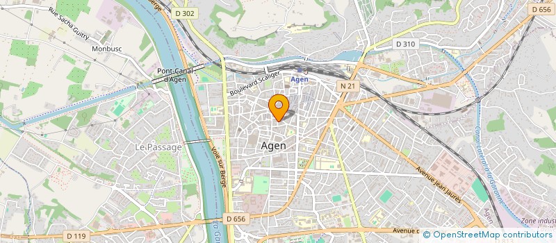 localisation de l'entreprise MONSIEUR QUENTIN RIVET à AGEN