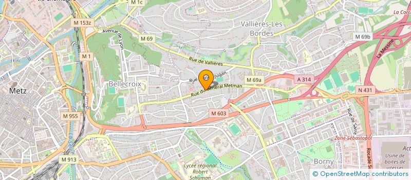 localisation de l'entreprise MONSIEUR QUENTIN RIZZO  METZ