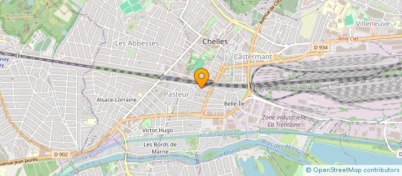 localisation de l'entreprise MONSIEUR QUENTIN ROBBA  CHELLES