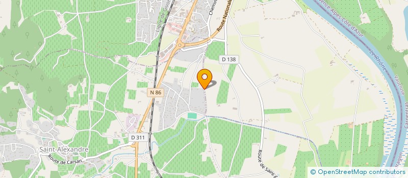 localisation de l'entreprise MONSIEUR QUENTIN ROCHE  PONT-SAINT-ESPRIT