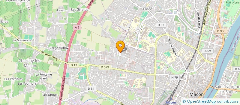 localisation de l'entreprise MONSIEUR QUENTIN RODRIGUES  CHARNAY-LES-MACON
