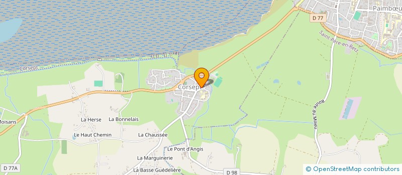 localisation de l'entreprise MONSIEUR QUENTIN ROGER  CORSEPT