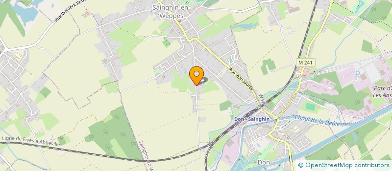 localisation de l'entreprise MONSIEUR QUENTIN ROGEZ  SAINGHIN-EN-WEPPES