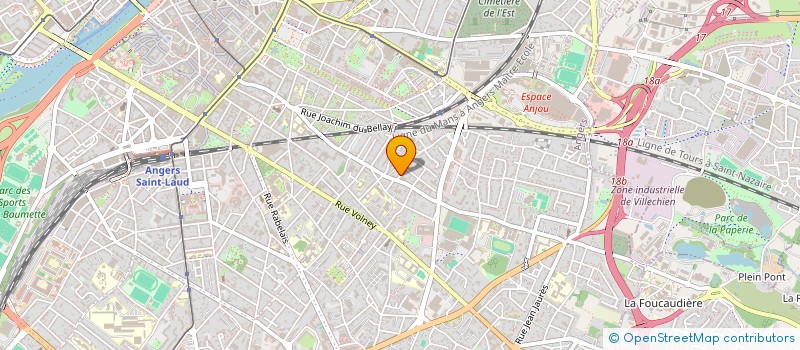 localisation de l'entreprise MONSIEUR QUENTIN ROGGY à ANGERS