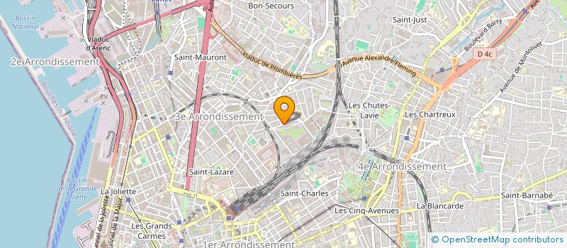 localisation de l'entreprise MONSIEUR QUENTIN RONY à MARSEILLE