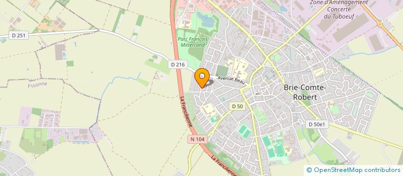 localisation de l'entreprise MONSIEUR QUENTIN ROSAMOND  BRIE-COMTE-ROBERT