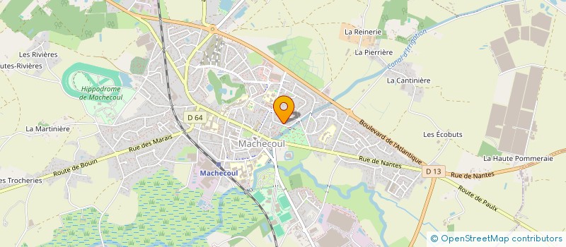 localisation de l'entreprise MONSIEUR QUENTIN ROUARD  MACHECOUL-SAINT-MEME