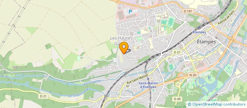 localisation de l'entreprise MONSIEUR QUENTIN ROUILLARD à ETAMPES
