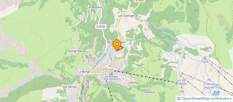 localisation de l'entreprise MONSIEUR QUENTIN ROURA  VALLOIRE