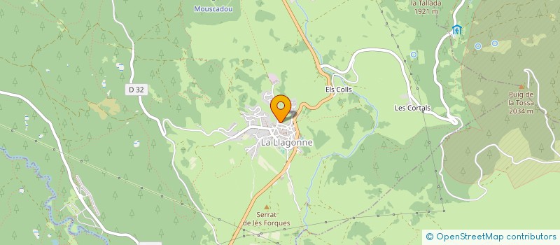 localisation de l'entreprise MONSIEUR QUENTIN ROURE  LA LLAGONNE