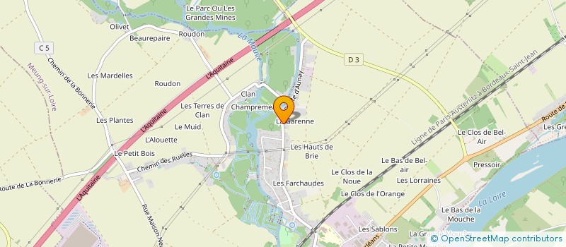 localisation de l'entreprise MONSIEUR QUENTIN ROUSSEAU  MEUNG-SUR-LOIRE
