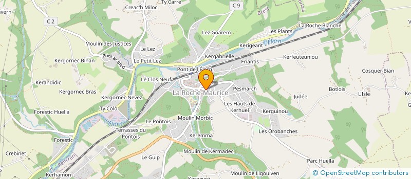 localisation de l'entreprise MONSIEUR QUENTIN ROUXELIN  LA ROCHE-MAURICE