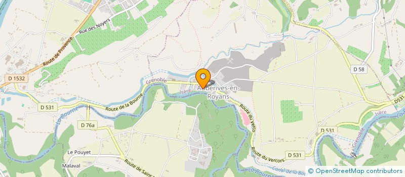 localisation de l'entreprise MONSIEUR QUENTIN ROYANNEZ  AUBERIVES-EN-ROYANS