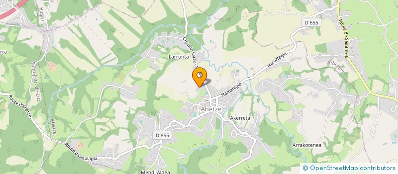 localisation de l'entreprise MONSIEUR QUENTIN RUCCI  AHETZE