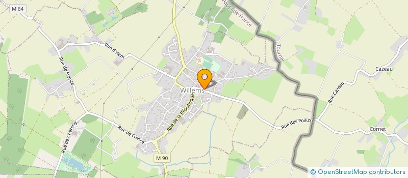 localisation de l'entreprise MONSIEUR QUENTIN RUCQUOIS  WILLEMS