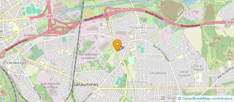 localisation de l'entreprise MONSIEUR QUENTIN RUHLAND  NOYELLES-SOUS-LENS