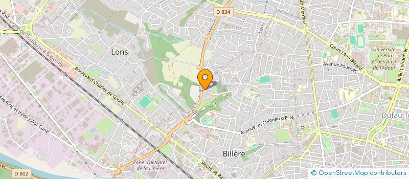 localisation de l'entreprise MONSIEUR QUENTIN SABALCAGARAY à BILLERE