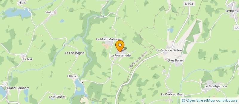 localisation de l'entreprise MONSIEUR QUENTIN SADOINE  PEYRAT-LA-NONIERE