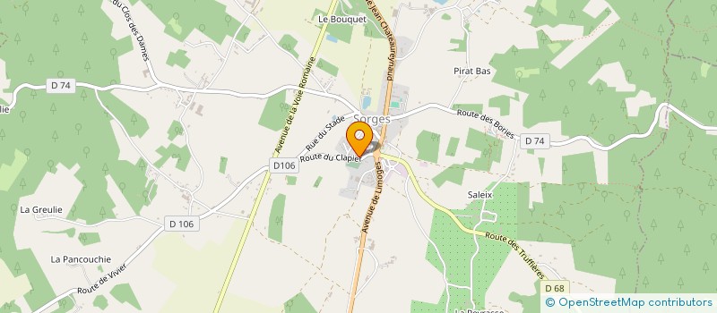 localisation de l'entreprise MONSIEUR QUENTIN SAIGNAC à SORGES-ET-LIGUEUX-EN-PERIGORD