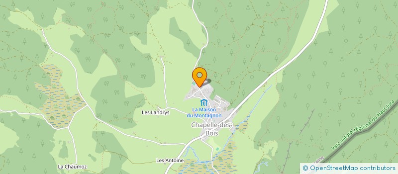 localisation de l'entreprise MONSIEUR QUENTIN SAINTOT  CHAPELLE-DES-BOIS