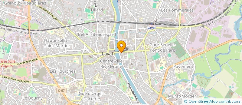 localisation de l'entreprise MONSIEUR QUENTIN SALLIO  LAVAL