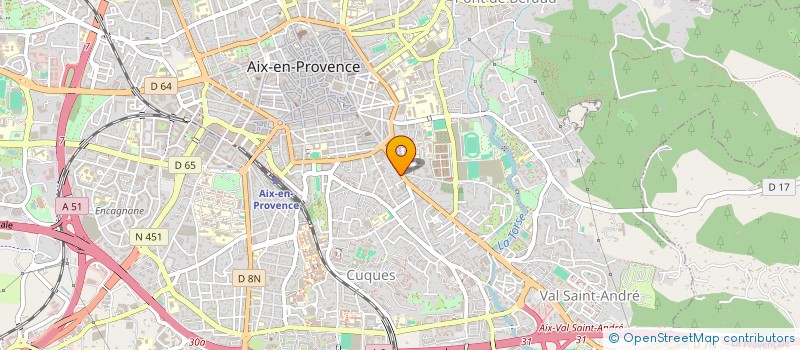 localisation de l'entreprise MONSIEUR QUENTIN SALOMON à AIX-EN-PROVENCE