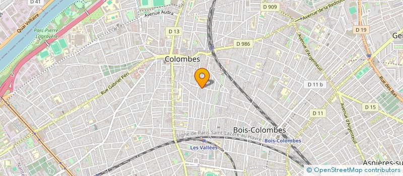 localisation de l'entreprise MONSIEUR QUENTIN SANGLIER à COLOMBES