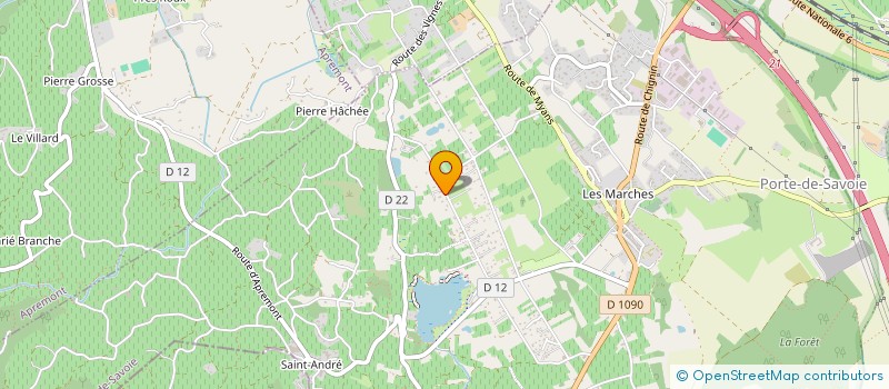 localisation de l'entreprise MONSIEUR QUENTIN SANTATO à PORTE-DE-SAVOIE