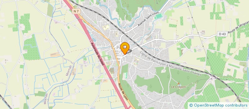 localisation de l'entreprise MONSIEUR QUENTIN SARRAIRE  PIOLENC