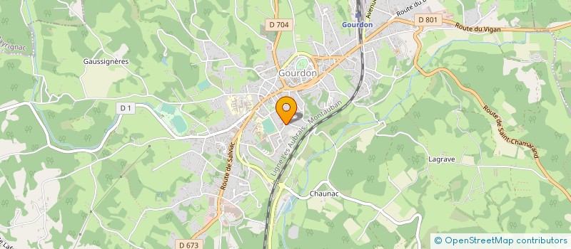 localisation de l'entreprise MONSIEUR QUENTIN SAUBADU  GOURDON