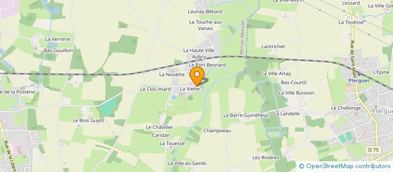 localisation de l'entreprise MONSIEUR QUENTIN SAUNIER  MINIAC-MORVAN