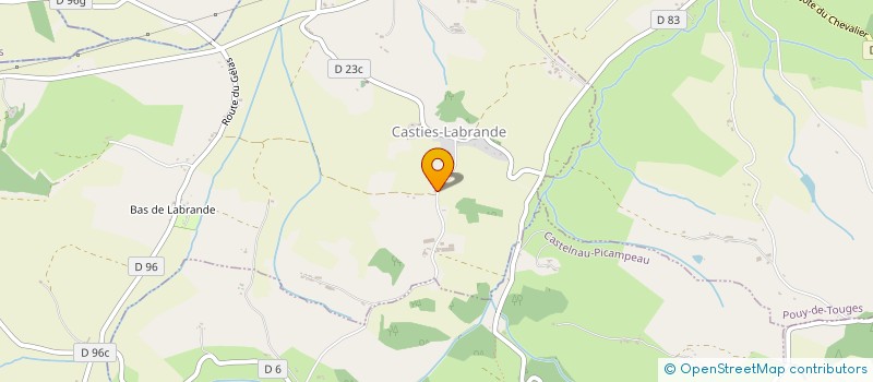 localisation de l'entreprise MONSIEUR QUENTIN SAUT  SENARENS