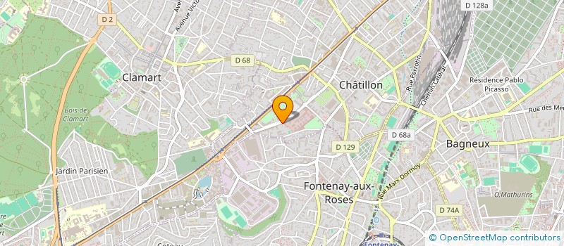 localisation de l'entreprise MONSIEUR QUENTIN SAVOFF  CHATILLON