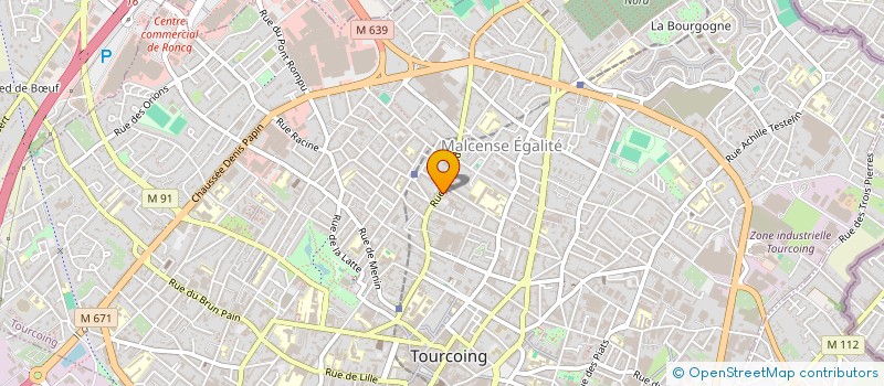 localisation de l'entreprise MONSIEUR QUENTIN SCALABRE à TOURCOING