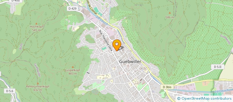 localisation de l'entreprise MONSIEUR QUENTIN SCHMIDT  GUEBWILLER