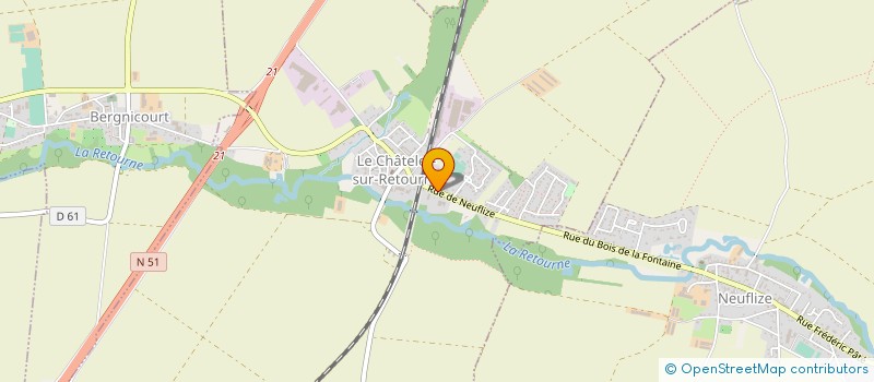 localisation de l'entreprise MONSIEUR QUENTIN SCHMITT  LE CHATELET-SUR-RETOURNE