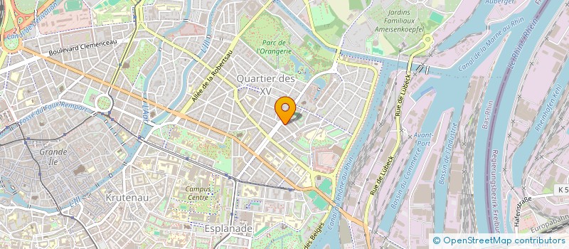 localisation de l'entreprise MONSIEUR QUENTIN SCHUELLER  STRASBOURG