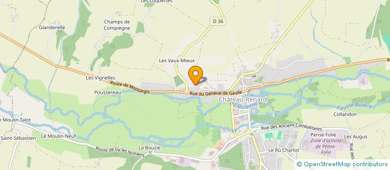 localisation de l'entreprise MONSIEUR QUENTIN SCIAUVAUD à CHATEAU-RENARD