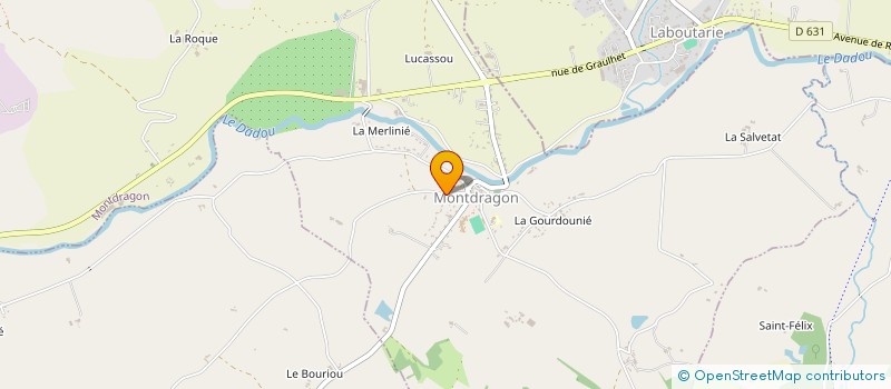 localisation de l'entreprise MONSIEUR QUENTIN SEGADE  MONTDRAGON