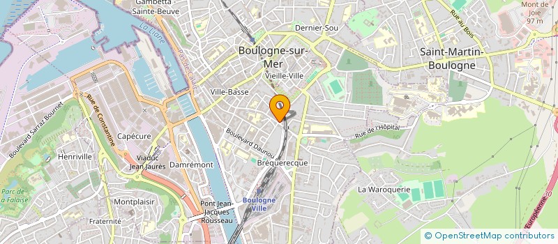 localisation de l'entreprise MONSIEUR QUENTIN SEITZ à BOULOGNE-SUR-MER