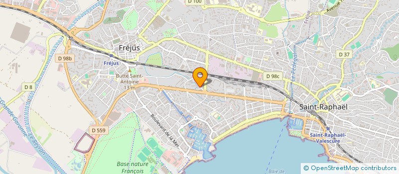 localisation de l'entreprise MONSIEUR QUENTIN SENECHAL à FREJUS