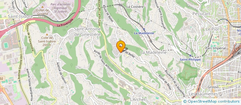 localisation de l'entreprise MONSIEUR QUENTIN SEPE  NICE