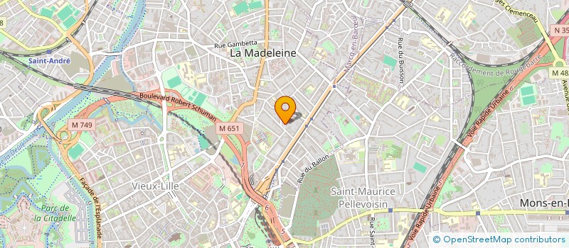 localisation de l'entreprise MONSIEUR QUENTIN SETTE à LA MADELEINE