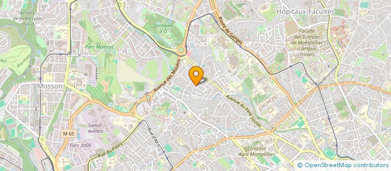 localisation de l'entreprise MONSIEUR QUENTIN SEVEGNER à MONTPELLIER