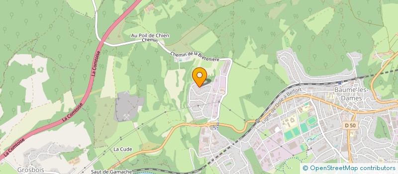 localisation de l'entreprise MONSIEUR QUENTIN SILIVERI  BAUME-LES-DAMES