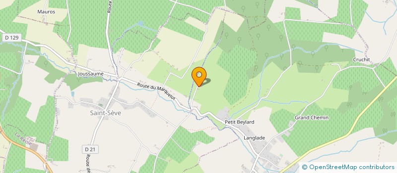 localisation de l'entreprise MONSIEUR QUENTIN SIMON  SAINT-HILAIRE-DE-LA-NOAILLE